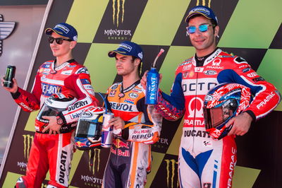 Pedrosa, Lorenzo, Petrucci, Catalunya MotoGP