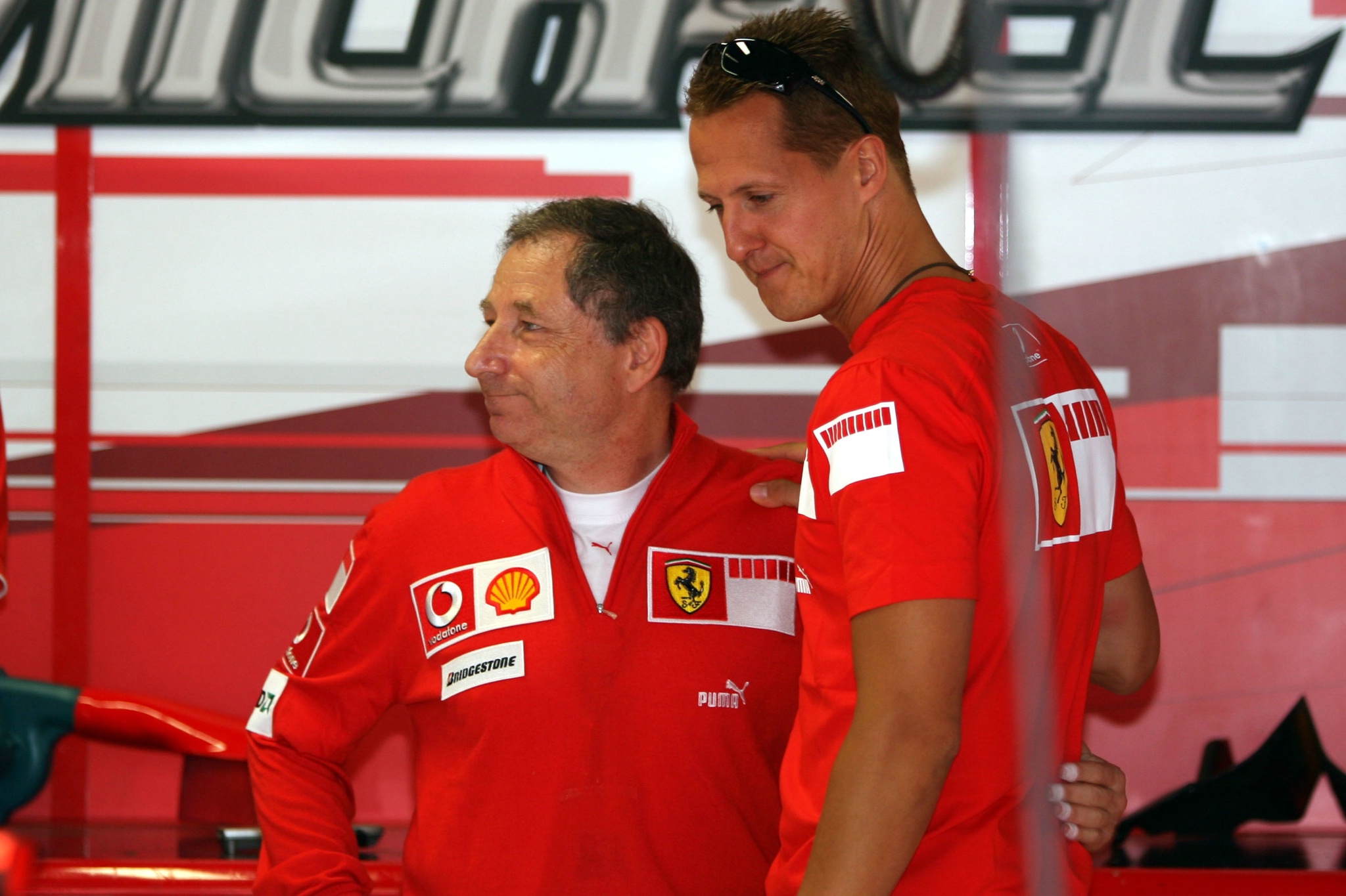  Monza, Italy, Jean Todt (FRA), Scuderia Ferrari, Teamchief, General Manager, Team Principal and Michael Schumacher (GER),