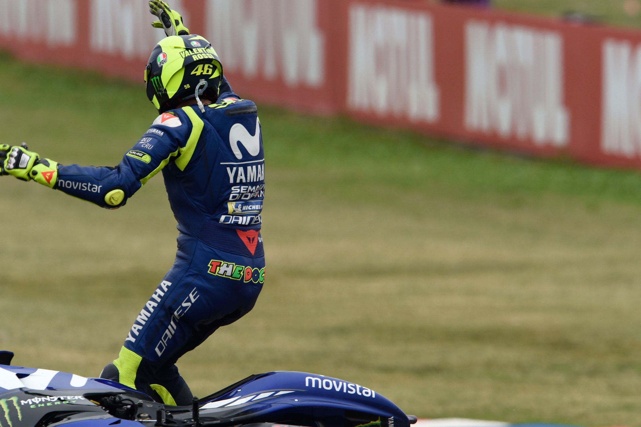 Marquez, Rossi crash, Argentinian MotoGP race