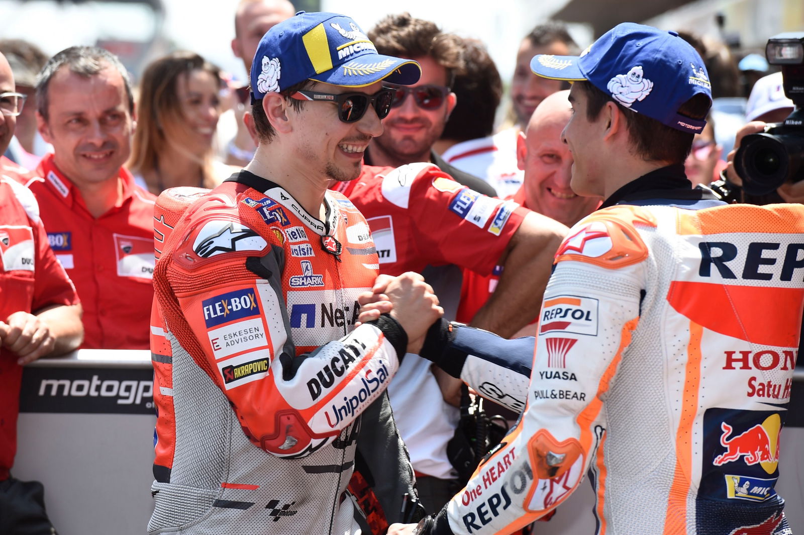 Lorenzo, Marquez, Catalunya MotoGP
