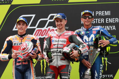 Marquez, Lorenzo, Rossi, Catalunya MotoGP