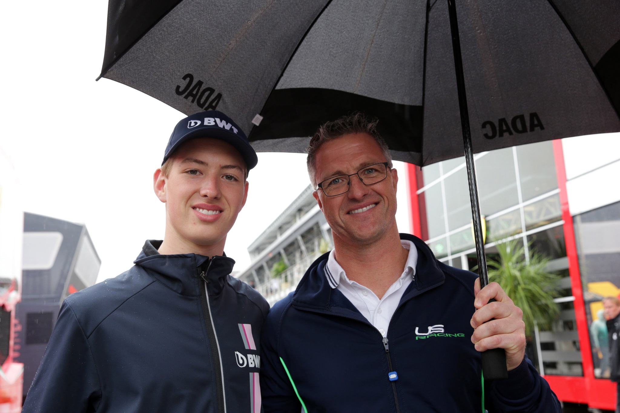  - Free Practice 2, David Schumacher and his father Ralf Schumacher