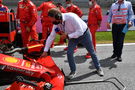 Martin Brundle (GBR) Sky Sports Commentator with an Ferrari SF-21 on the