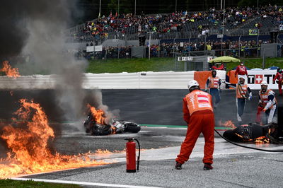 Fire, Styria MotoGP race, 8 August