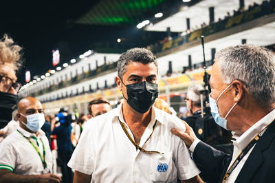 Michael Masi (AUS) FIA Race Director with Chase Carey (USA) on the