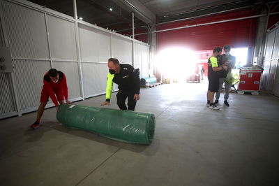 Empty Pit box, Argentinian MotoGP, 31 March 2022