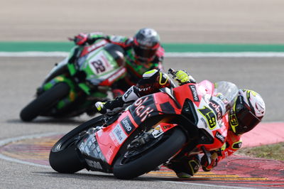 Alvaro Bautista and Alex Lowes , Aragon WorldSBK, 08 April 2022