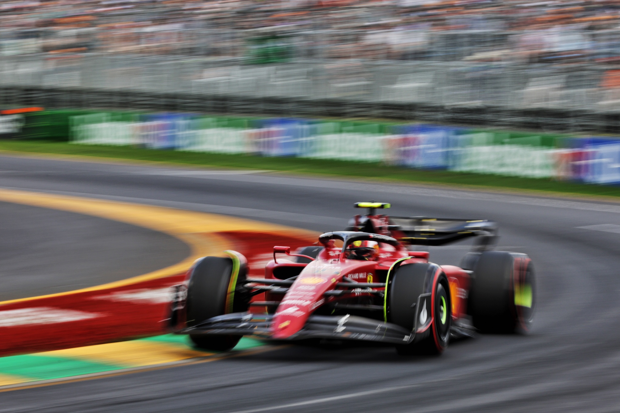 Carlos Sainz Jr (ESP) Ferrari F1-75. Formula 1 World Championship, Rd 3, Australian Grand Prix, Albert Park, Melbourne,