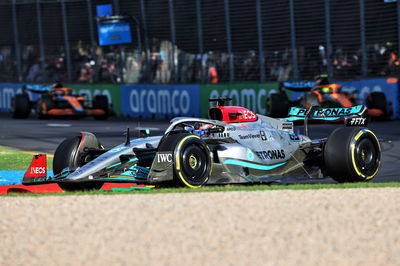 George Russell (GBR) Mercedes AMG F1 W13. Formula 1 World Championship, Rd 3, Australian Grand Prix, Albert Park,