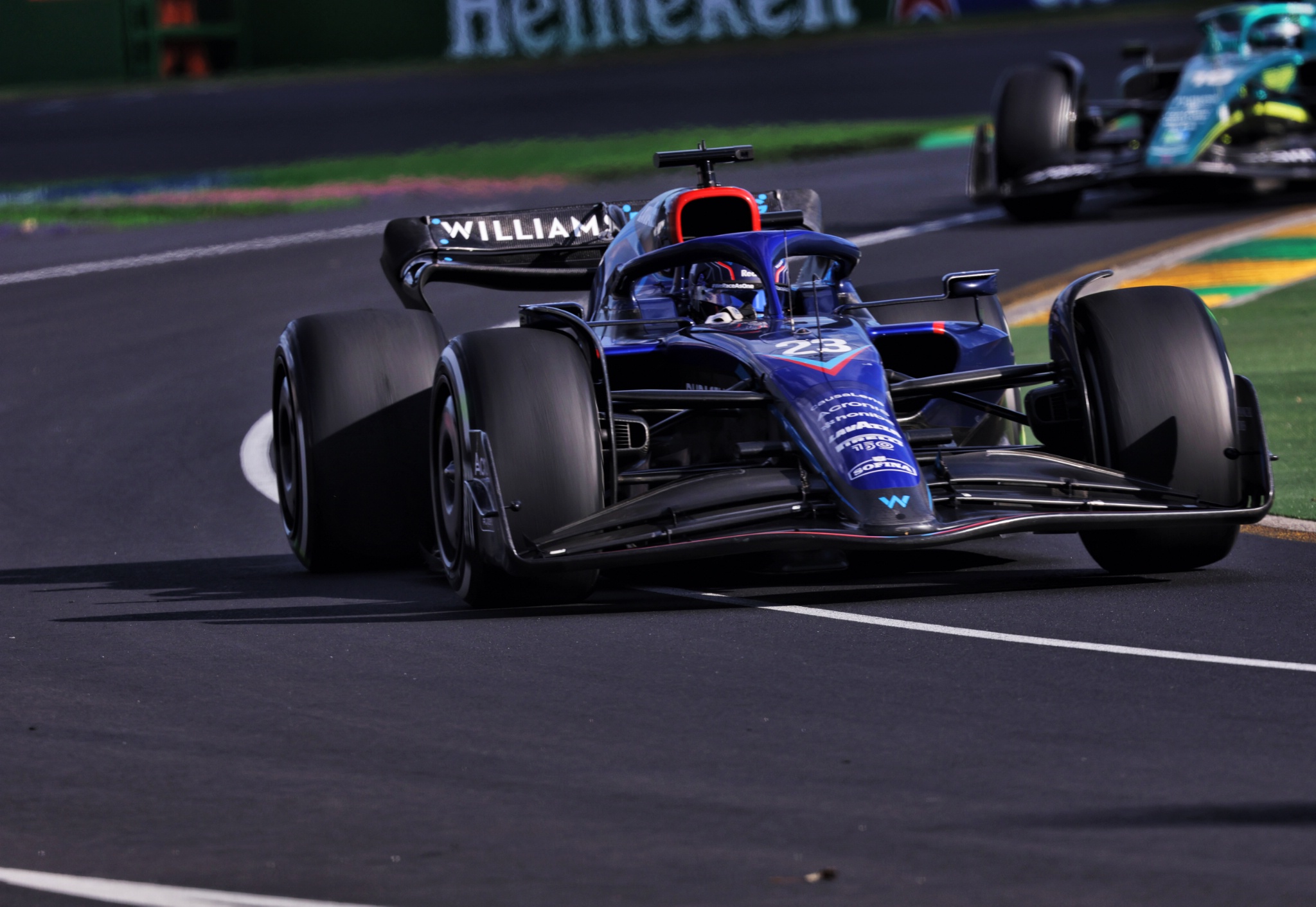 Alexander Albon (THA) Williams Racing FW44. Kejuaraan Dunia Formula 1, Rd 3, Grand Prix Australia, Albert Park,