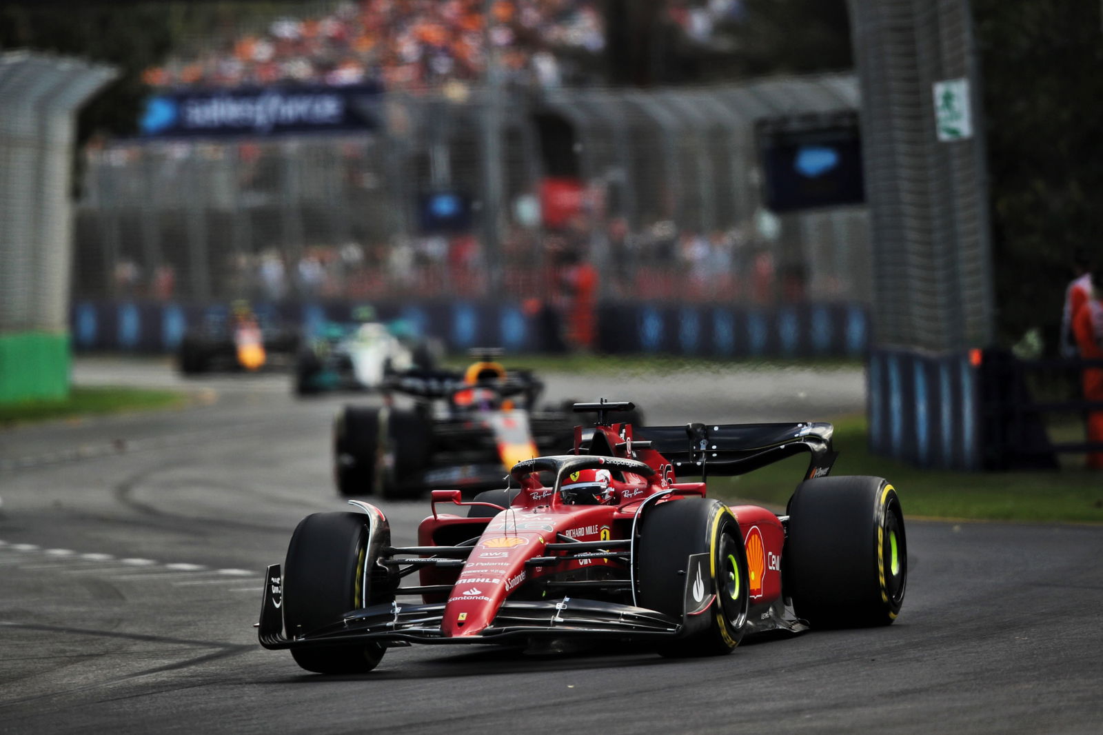 Charles Leclerc (MON) Ferrari F1-75. Formula 1 World Championship, Rd 3, Australian Grand Prix, Albert Park, Melbourne,