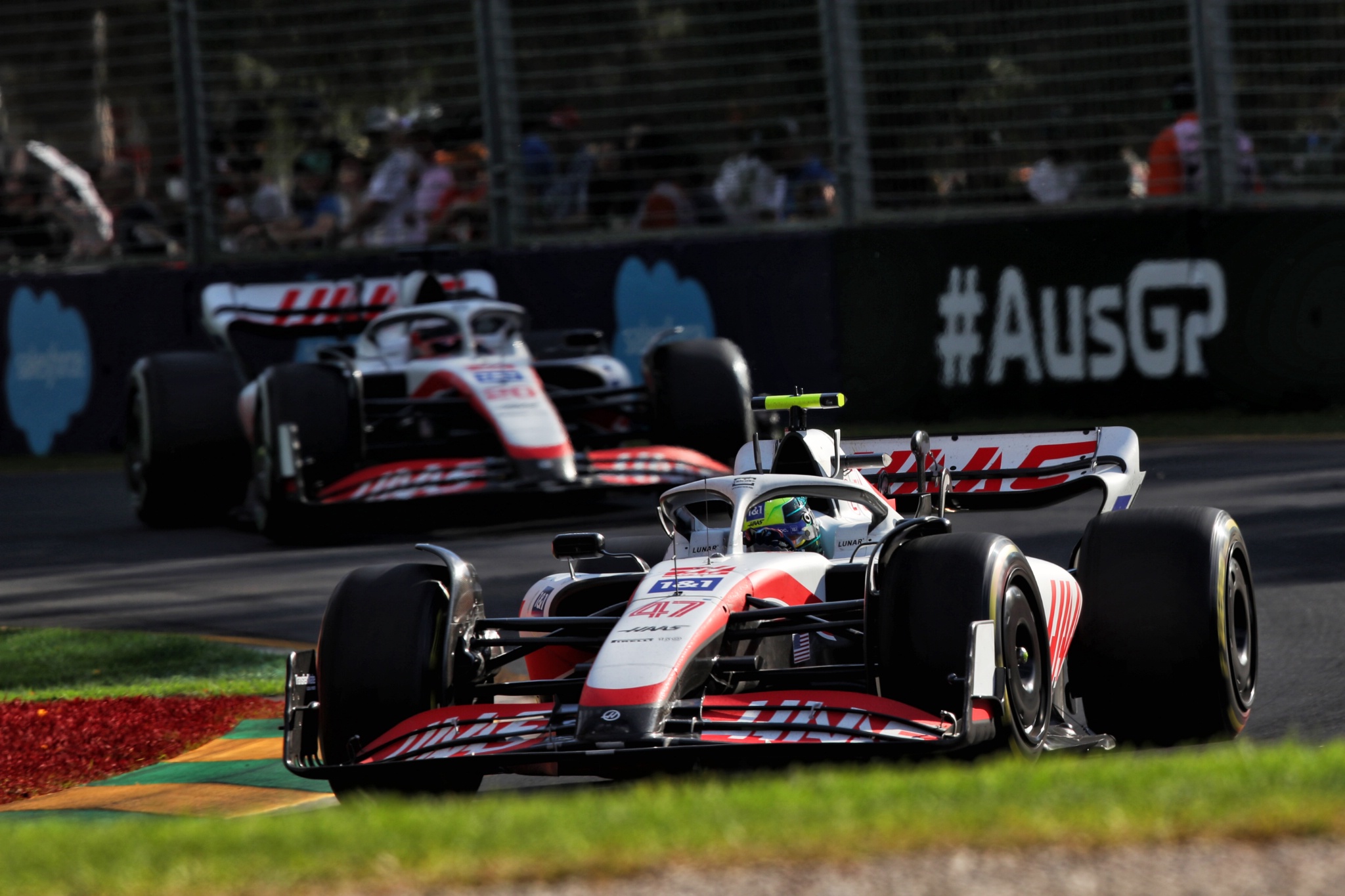Mick Schumacher (GER) ) Haas VF-22. Kejuaraan Dunia Formula 1, Rd 3, Grand Prix Australia, Albert Park, Melbourne,
