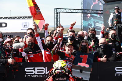 Alvaro Bautista, Aragon WorldSBK Superpole Race, 10 April