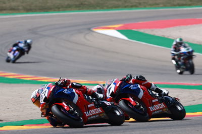 Xavi Vierge and Iker Lecuona, Aragon WorldSBK, 10 April