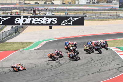 Race start, Marc Marquez terakhir, balapan MotoGP, Grand Prix of the Americas, 10 April