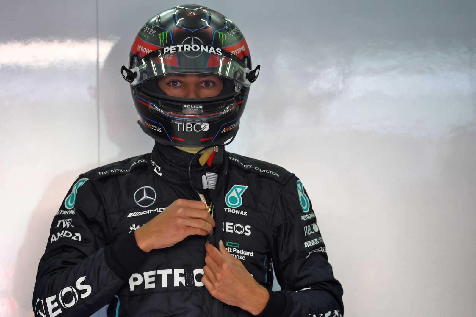 George Russell (GBR) Mercedes AMG F1. Formula 1 World Championship, Rd 4, Emilia Romagna Grand Prix, Imola, Italy,