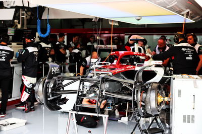 Valtteri Bottas (FIN) Alfa Romeo F1 Team C42 - not running in the second practice session as the car is repaired. Formula