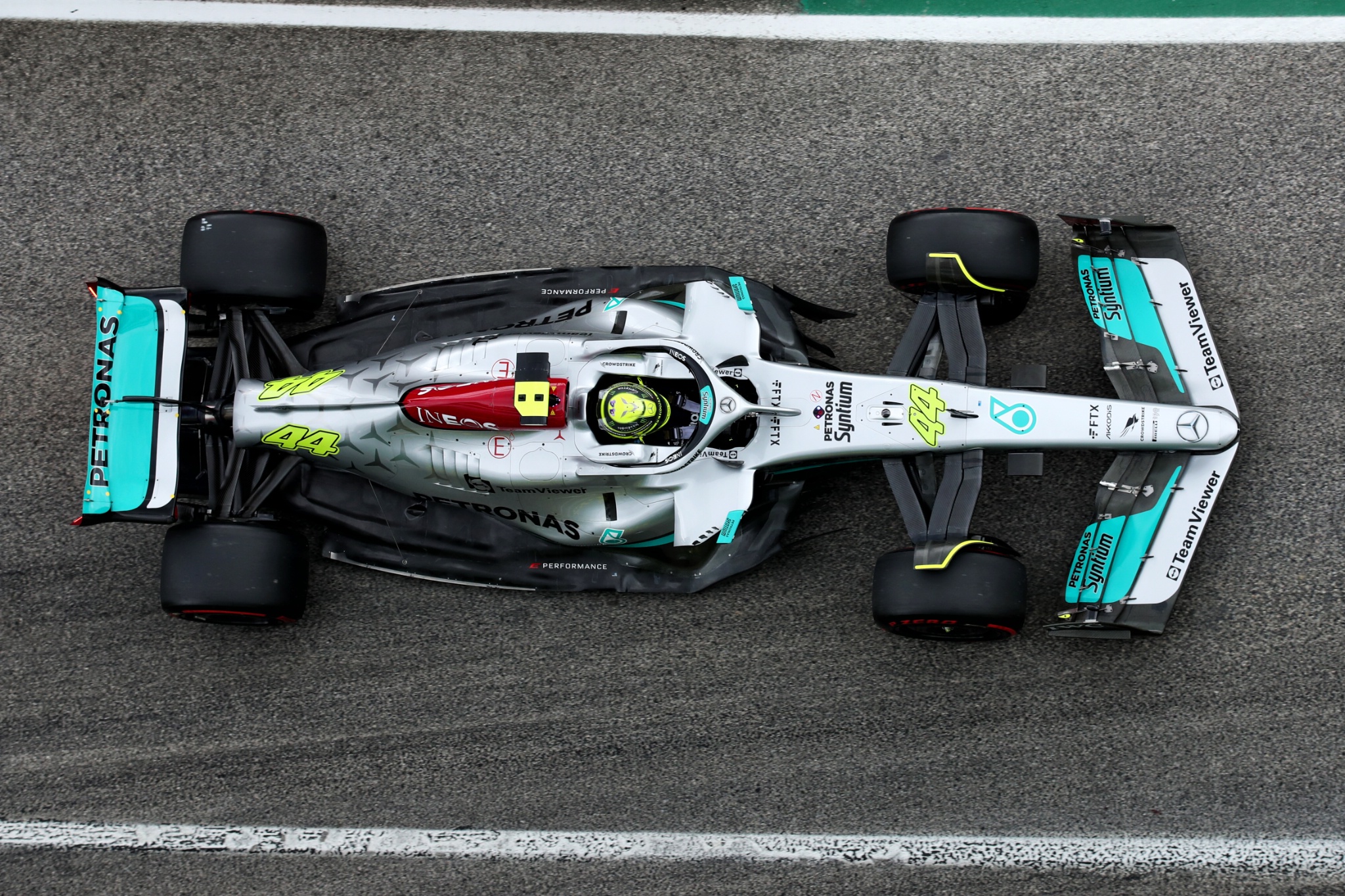 Lewis Hamilton (GBR) ) Mercedes AMG F1 W13. Kejuaraan Dunia Formula 1, Rd 4, Emilia Romagna Grand Prix, Imola, Italy,