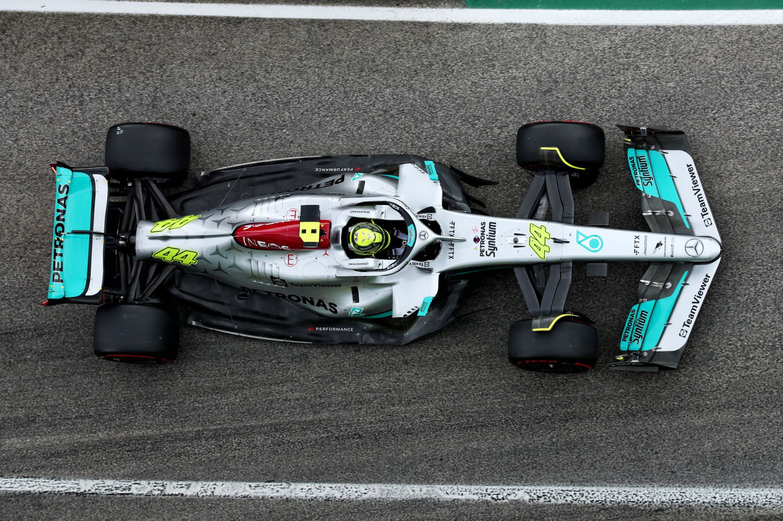 Lewis Hamilton (GBR) ) Mercedes AMG F1 W13. Kejuaraan Dunia Formula 1, Rd 4, Emilia Romagna Grand Prix, Imola, Italy,