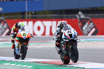 Scott Redding and Axel Bassani, Assen WorldSBK race2, 24 April