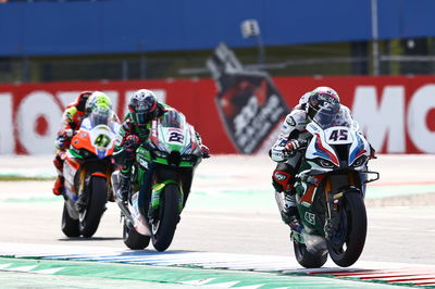 Scott Redding and Alex Lowes, Assen WorldSBK race2, 24 April