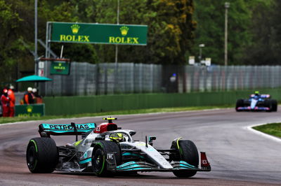 Lewis Hamilton (GBR) ) Mercedes AMG F1 W13. Kejuaraan Dunia Formula 1, Rd 4, Emilia Romagna Grand Prix, Imola, Italy,