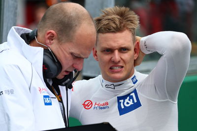 Mick Schumacher (GER) Haas VF-22. Formula 1 World Championship, Rd 4, Emilia Romagna Grand Prix, Imola, Italy, Race Day.-