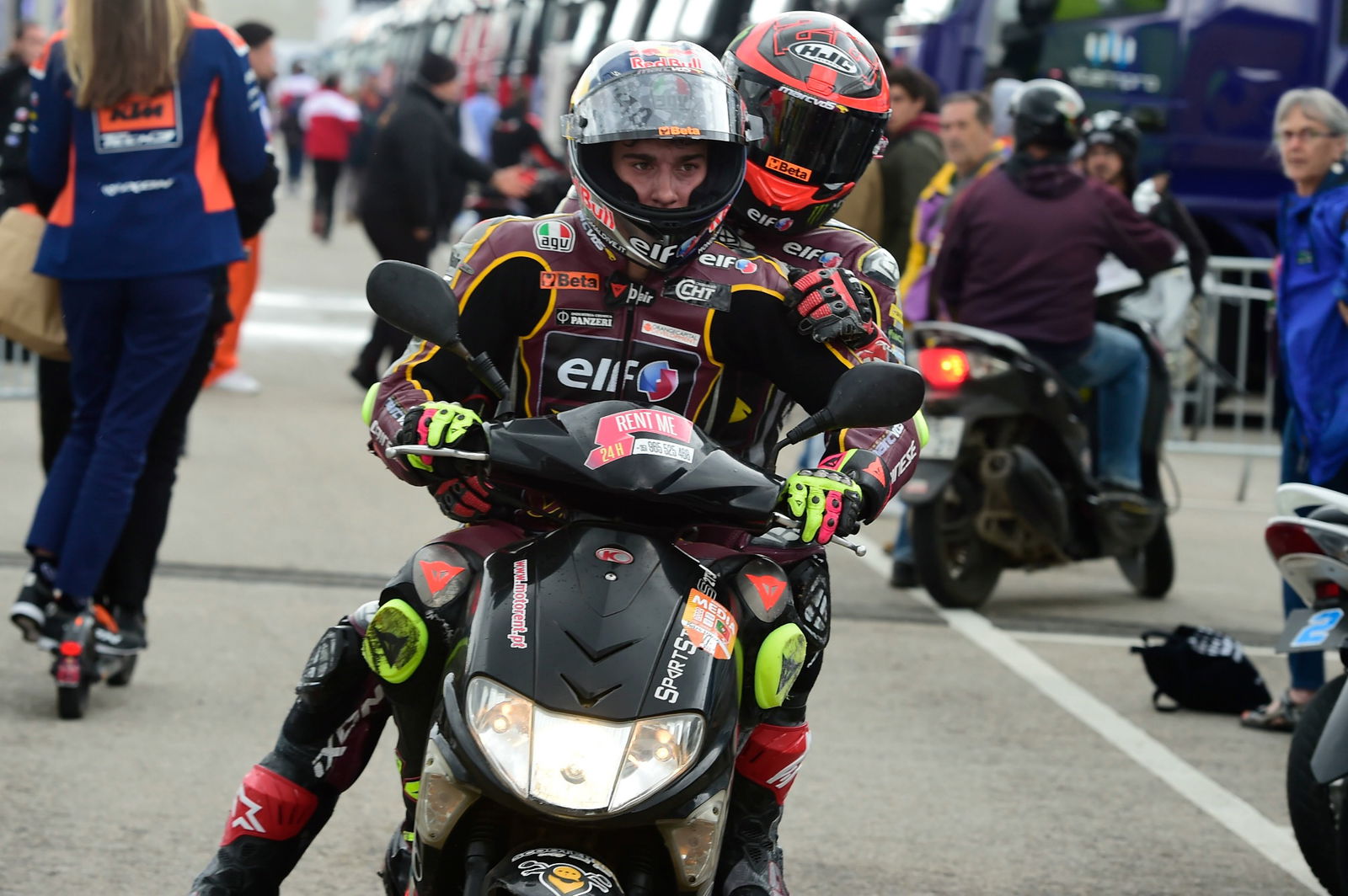 Tony Arbolino, Sam Lowes, Moto2 race, Portuguese MotoGP, 24 April