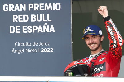 Francesco Bagnaia MotoGP race, Spanish MotoGP. 1 May