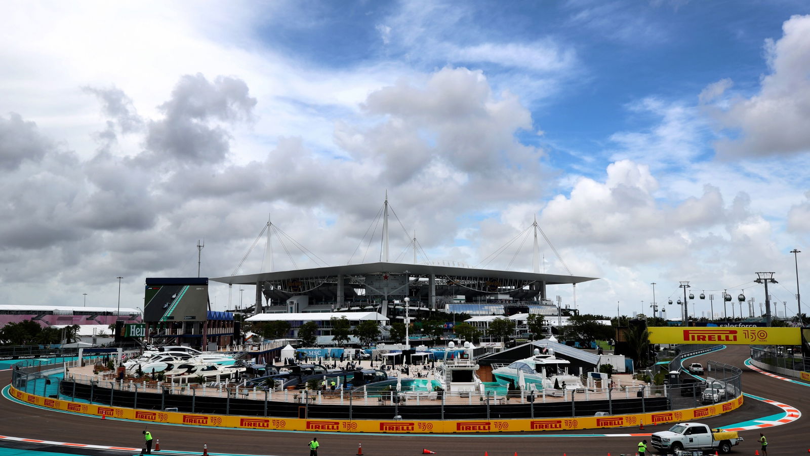Circuit atmosphere - track preparations. Formula 1 World Championship, Rd 5, Miami Grand Prix, Miami, Florida, USA,