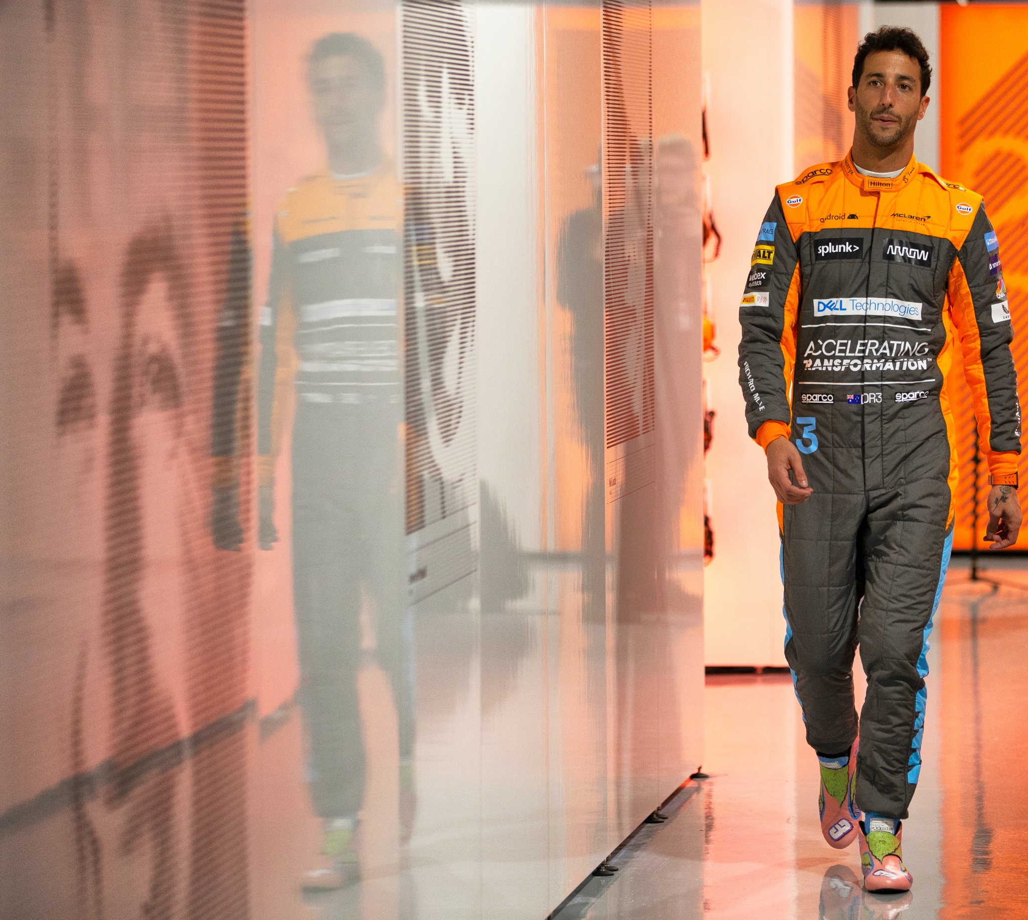 Daniel Ricciardo (AUS) ) McLaren. Kejuaraan Dunia Formula 1, Rd 5, Miami Grand Prix, Miami, Florida, USA, Preparation