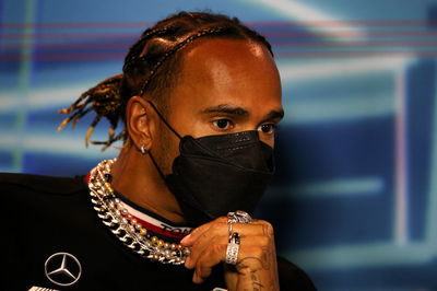 Lewis Hamilton (GBR) Mercedes AMG F1 in the FIA Press Conference. Formula 1 World Championship, Rd 5, Miami Grand Prix,