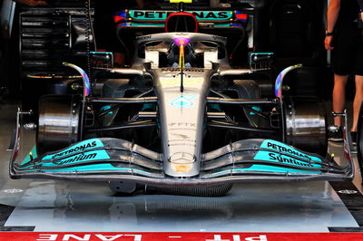 Mercedes AMG F1 W13 front wing. Formula 1