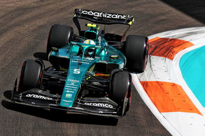 Sebastian Vettel (GER) Aston Martin F1 Team AMR22. Formula 1 World Championship, Rd 5, Miami Grand Prix, Miami, Florida,