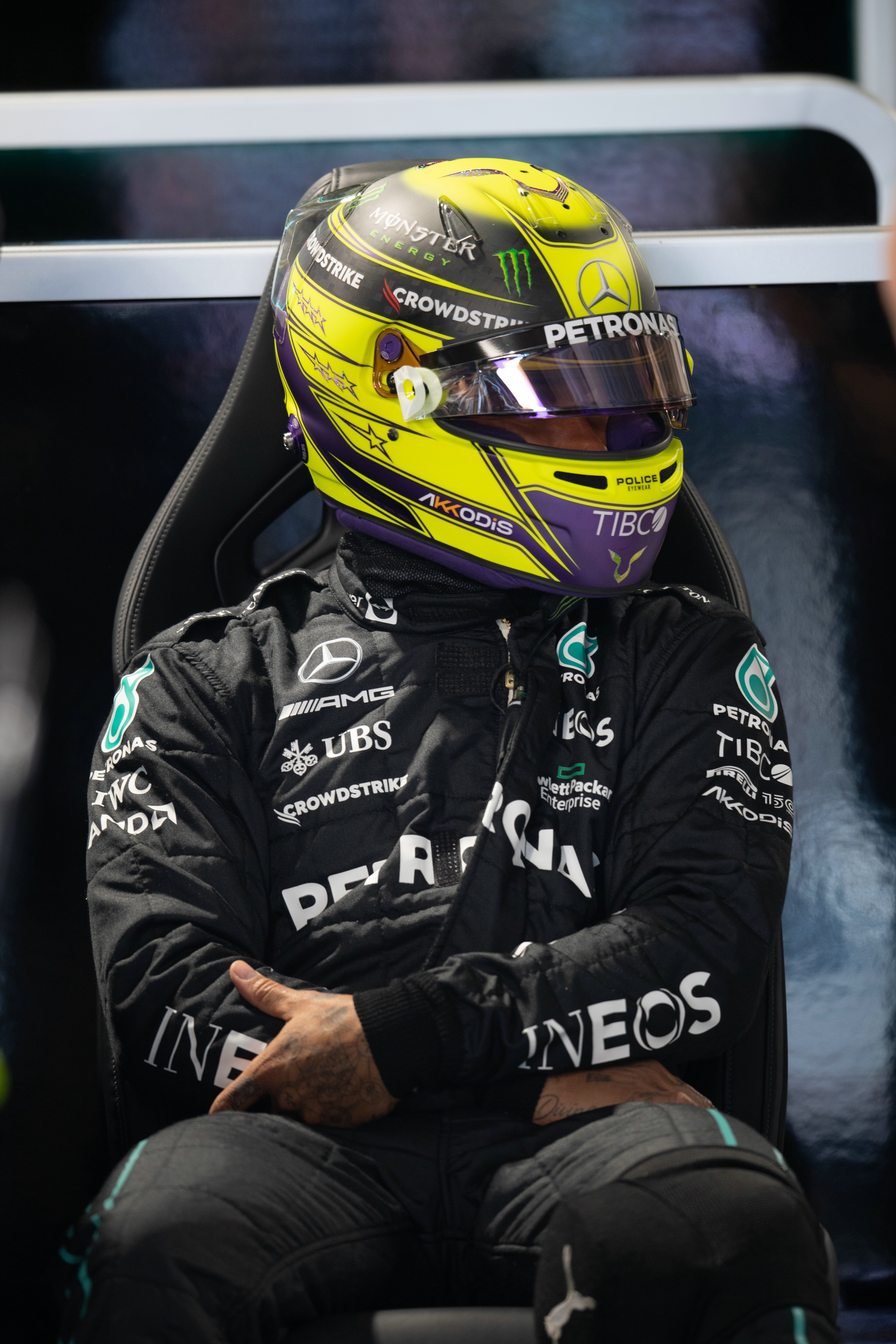 Lewis Hamilton (GBR) Mercedes AMG F1. Formula 1 World Championship, Rd 5, Miami Grand Prix, Miami, Florida, USA, Practice