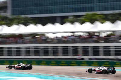 Mick Schumacher (GER), Haas F1 Team and Kevin Magnussen (DEN) Haas F1 Team Formula 1 World Championship, Rd 5, Miami Grand