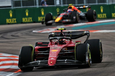 Carlos Sainz Jr ( ESP) Ferrari F1-75. Kejuaraan Dunia Formula 1, Rd 5, Miami Grand Prix, Miami, Florida, USA, Race