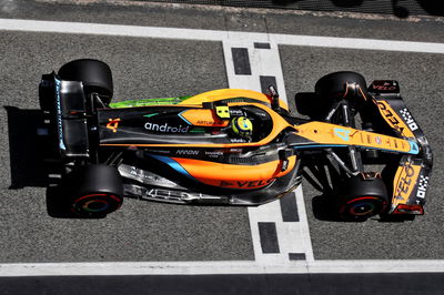 Lando Norris (GBR) McLaren MCL36. Kejuaraan Dunia Formula 1, Rd 6, Grand Prix Spanyol, Barcelona, Spanyol, Latihan