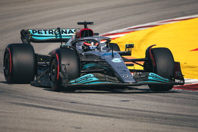 George Russell (GBR) Mercedes AMG F1 W13. Kejuaraan Dunia Formula 1, Rd 6, Grand Prix Spanyol, Barcelona, Spanyol,