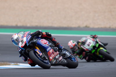 Toprak Razgatlioglu and Jonathan Rea, Estoril WorldSBK, 22 May