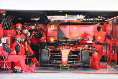 Charles Leclerc (MON) ) Ferrari F1-75 pensiun dari balapan. Kejuaraan Dunia Formula 1, Rd 6, Spanish Grand Prix,