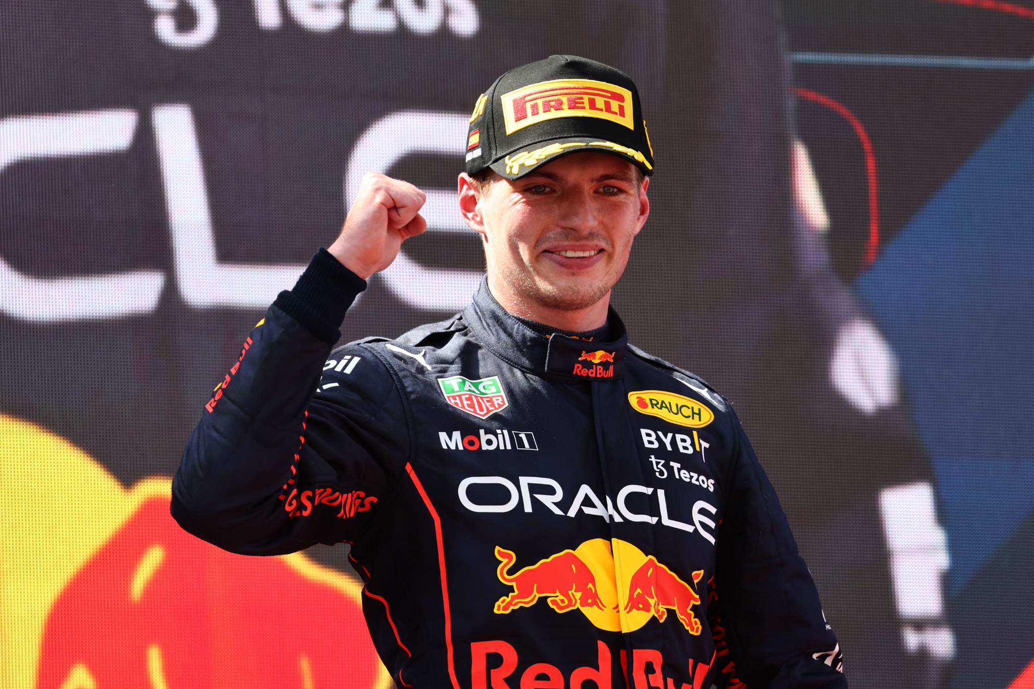 Tempat pertama Max Verstappen (NLD) Red Bull Racing RB18. Kejuaraan Dunia Formula 1, Rd 6, Grand Prix Spanyol, Barcelona,