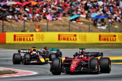 Charles Leclerc (MON) ) Ferrari F1-75. Kejuaraan Dunia Formula 1, Rd 6, Grand Prix Spanyol, Barcelona, Spanyol, Race Day.