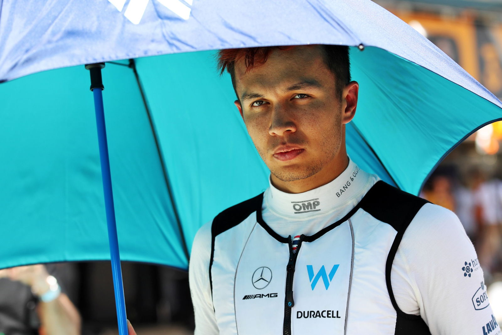 Alexander Albon (THA) ) Williams Balap di grid. Kejuaraan Dunia Formula 1, Rd 6, Grand Prix Spanyol, Barcelona,