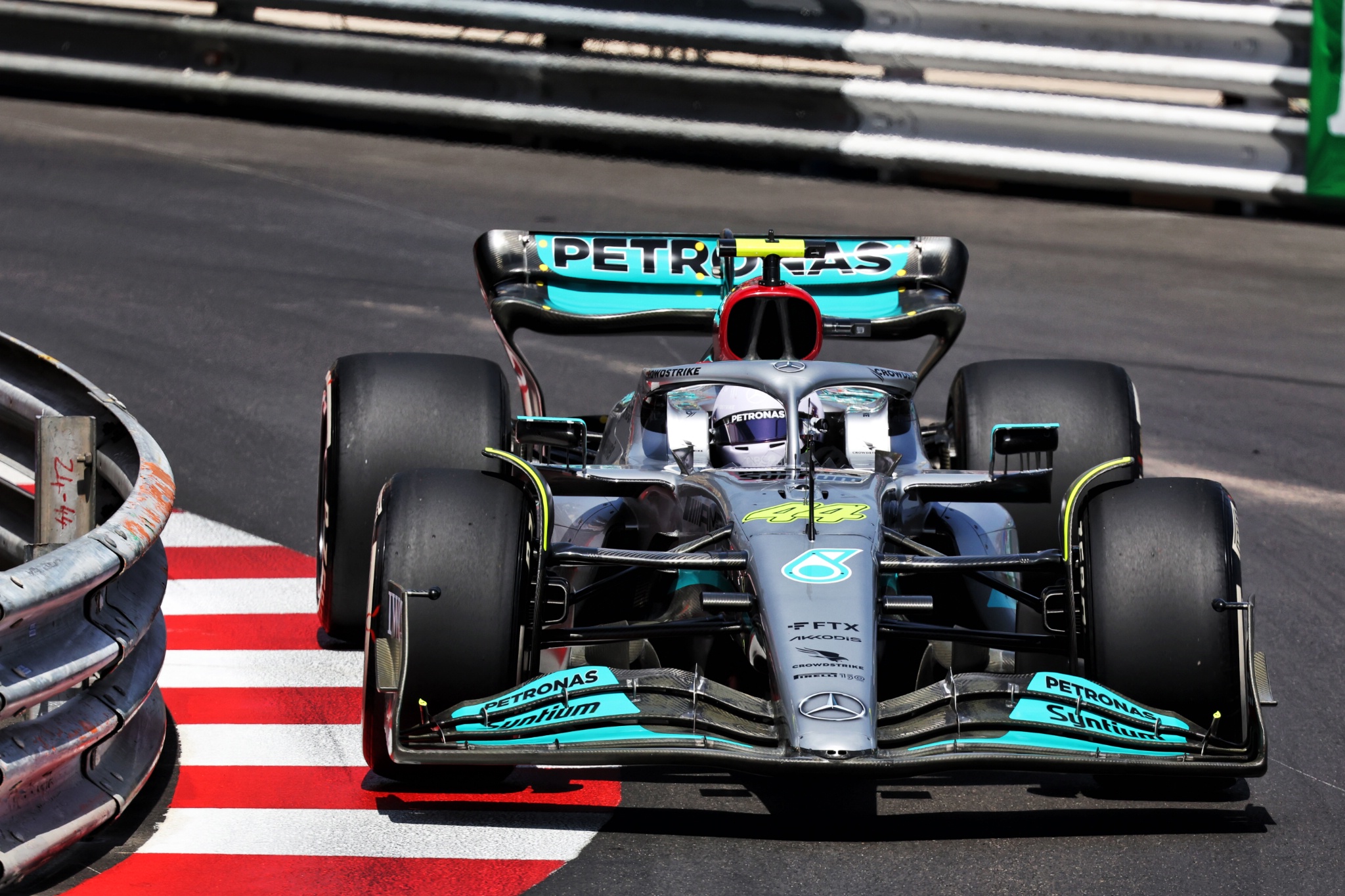 Lewis Hamilton (GBR) ) Mercedes AMG F1 W13.. Kejuaraan Dunia Formula 1, Rd 7, Grand Prix Monaco, Monte Carlo, Monaco,
