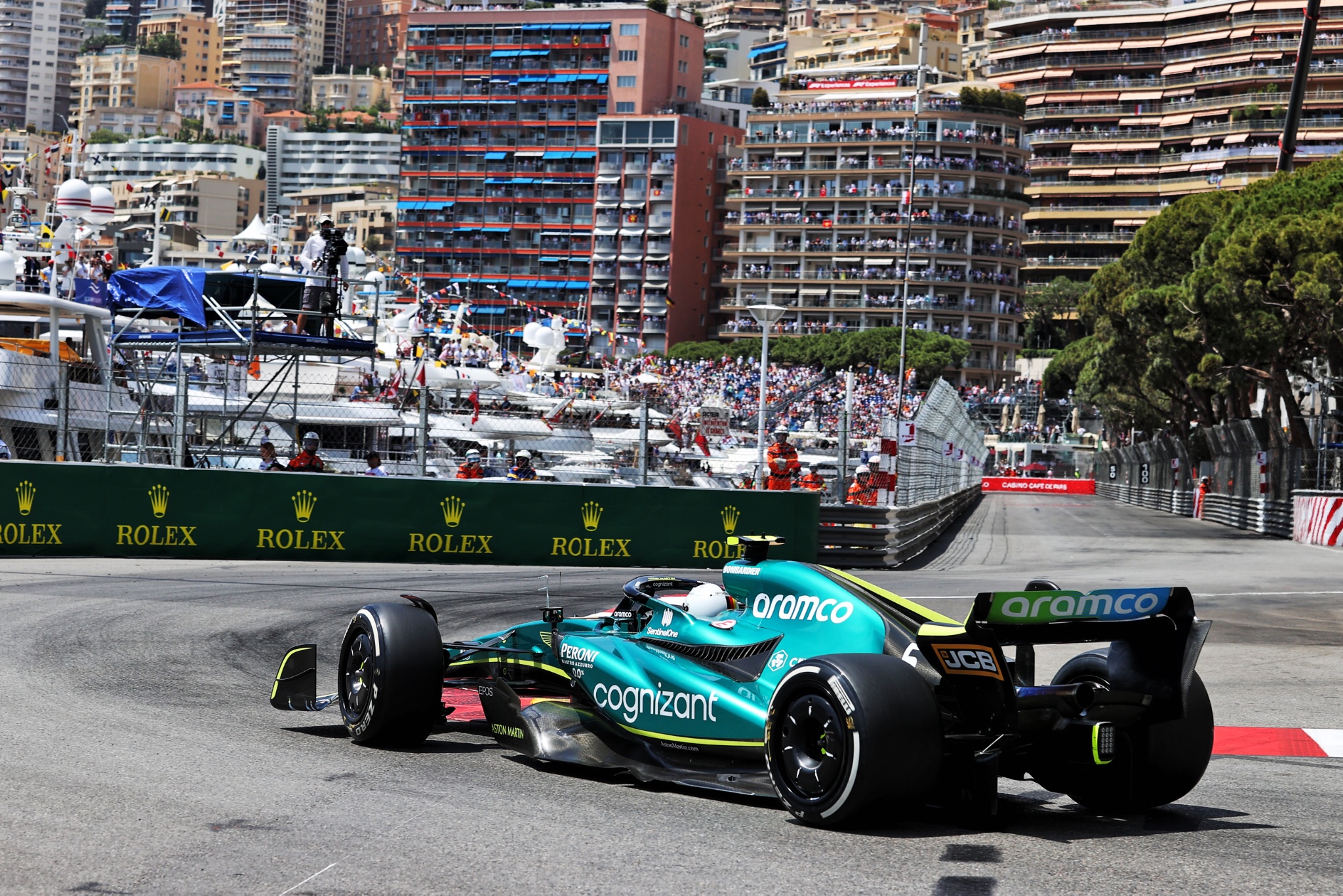 Sebastian Vettel (GER) Aston Martin F1 Team AMR22. Formula 1 World Championship, Rd 7, Monaco Grand Prix, Monte Carlo,
