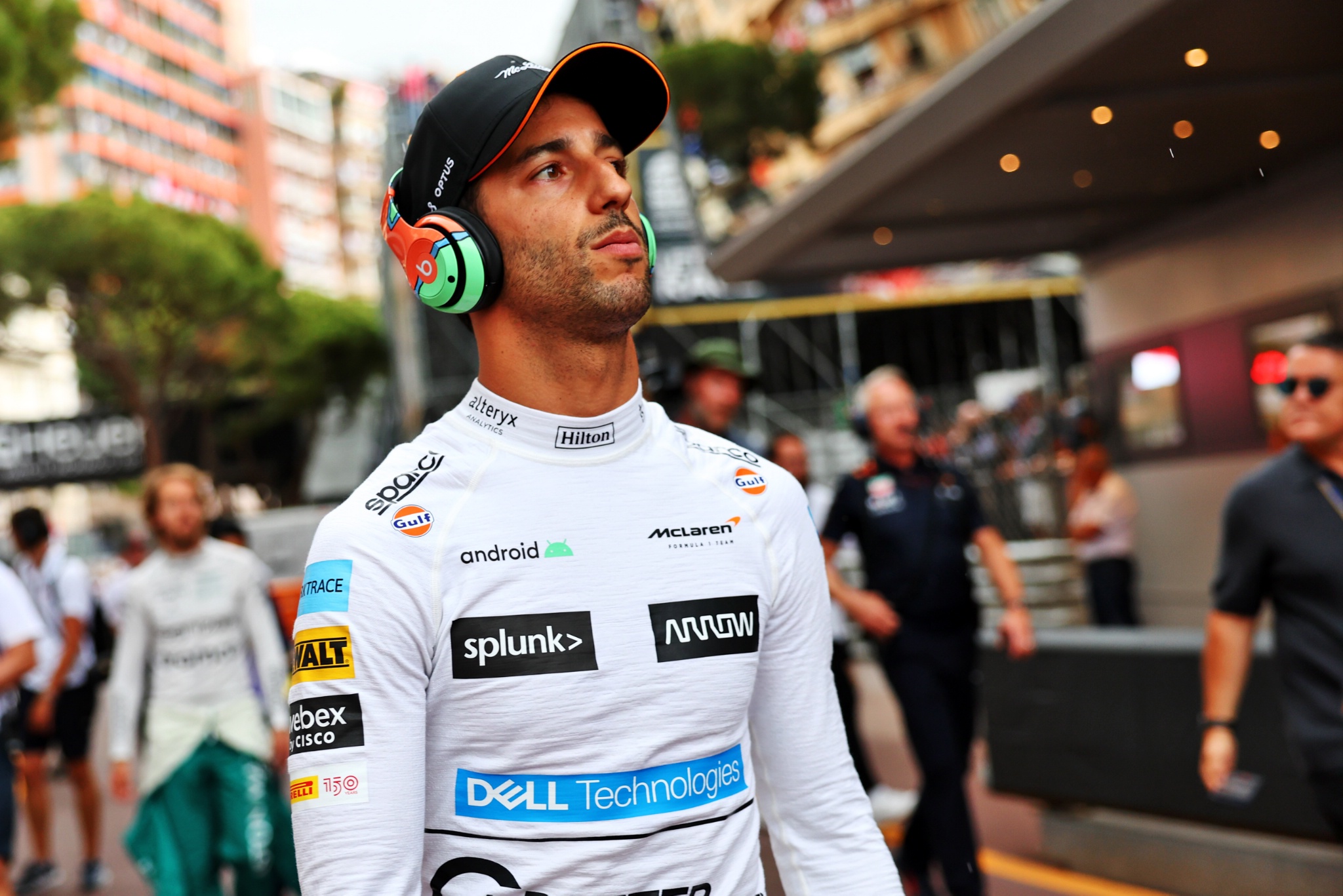 Daniel Ricciardo (AUS) McLaren on the grid. Formula 1 World Championship, Rd 7, Monaco Grand Prix, Monte Carlo, Monaco,