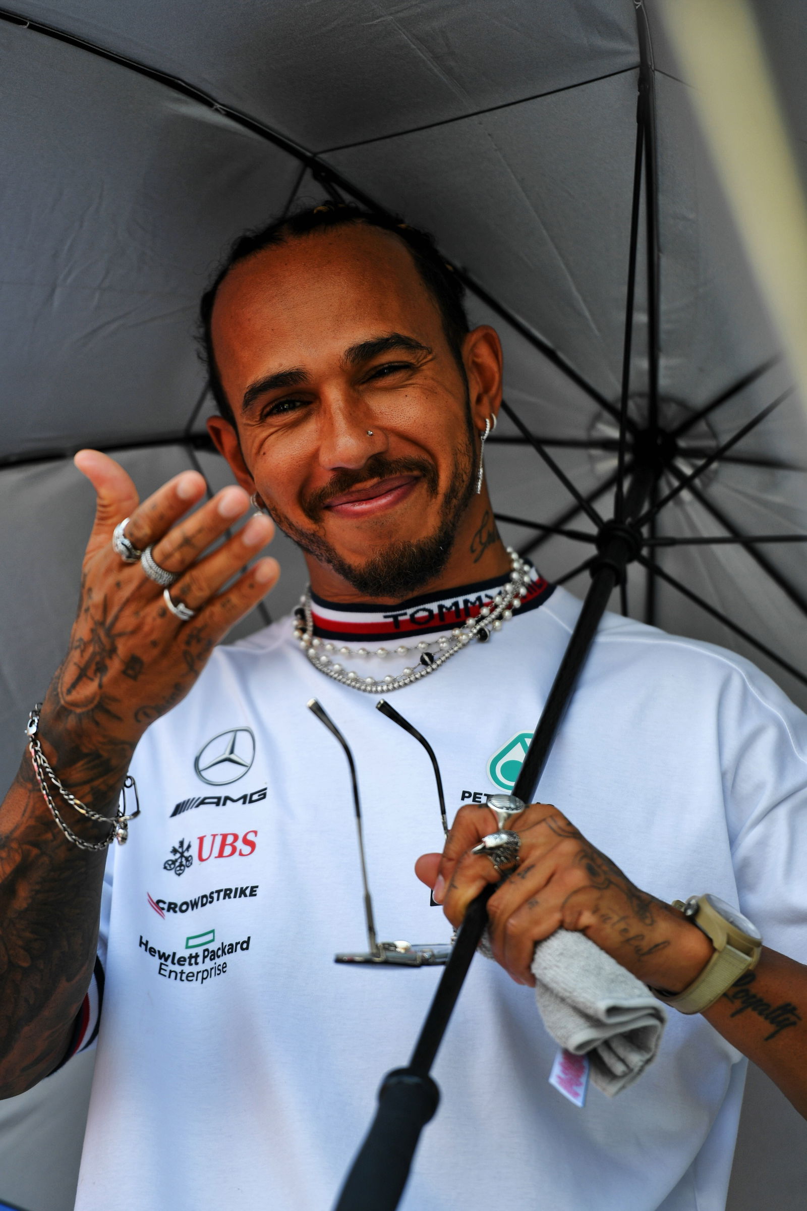 Lewis Hamilton (GBR) ) Mercedes AMG F1 di parade pembalap. Kejuaraan Dunia Formula 1, Rd 7, Grand Prix Monaco, Monte