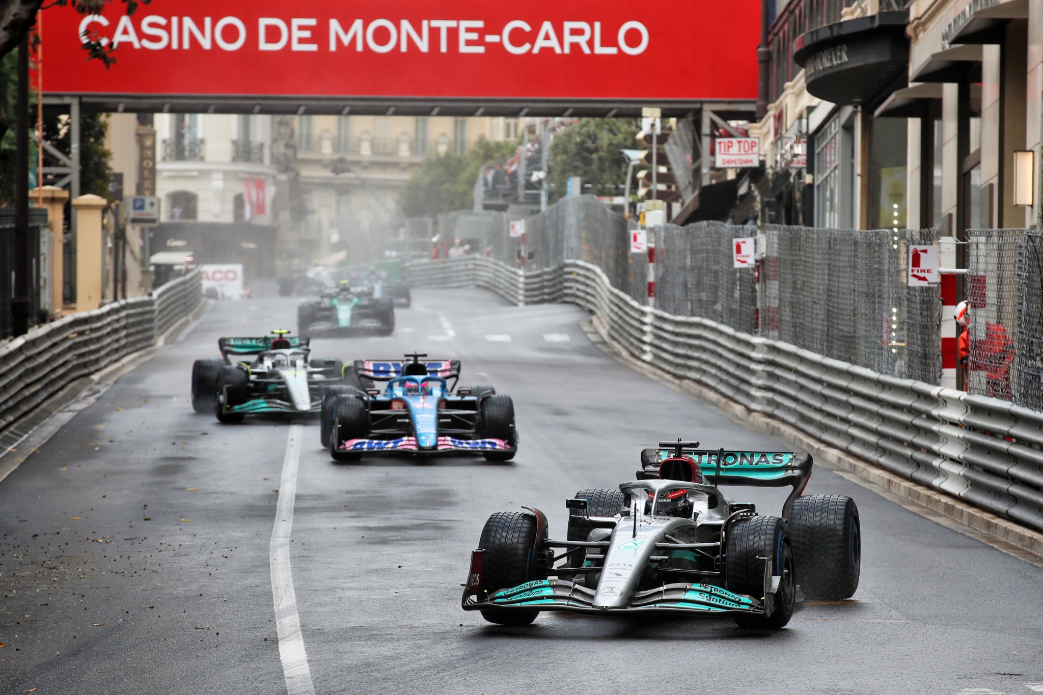 George Russell (GBR) Mercedes AMG F1 W13. Formula 1 World Championship, Rd 7, Monaco Grand Prix, Monte Carlo, Monaco, Race