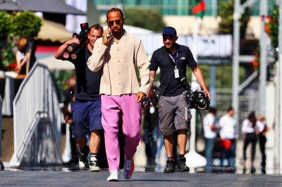 Lewis Hamilton (GBR) Mercedes AMG F1. Formula 1 World Championship, Rd 8, Azerbaijan Grand Prix, Baku Street Circuit,